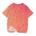 thumbnail image 4 of Aofany Toddler Boys Girls T-shirt Short Sleeve Sequin Top Crew Neck Cute Summer Tee Shirt Blouse, 4 of 4