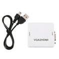 thumbnail image 1 of Convertidor mini VGA a HDMI 1080P, adaptador VGA2HDMI para PC, portátil, DVD a HDTV y proyector., 1 of 10
