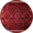 thumbnail image 1 of Ahgly Company Indoor Round Southwestern Red Country Area Rugs, 8' Round, 1 of 4