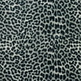 thumbnail image 5 of 8' X 8' Black and Gray Leopard Round Shag Handmade Non Skid Area Rug, 5 of 5