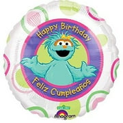18 inch Sesame Street Rosita Birthday Foil Mylar Balloon - Party Supplies Decorations