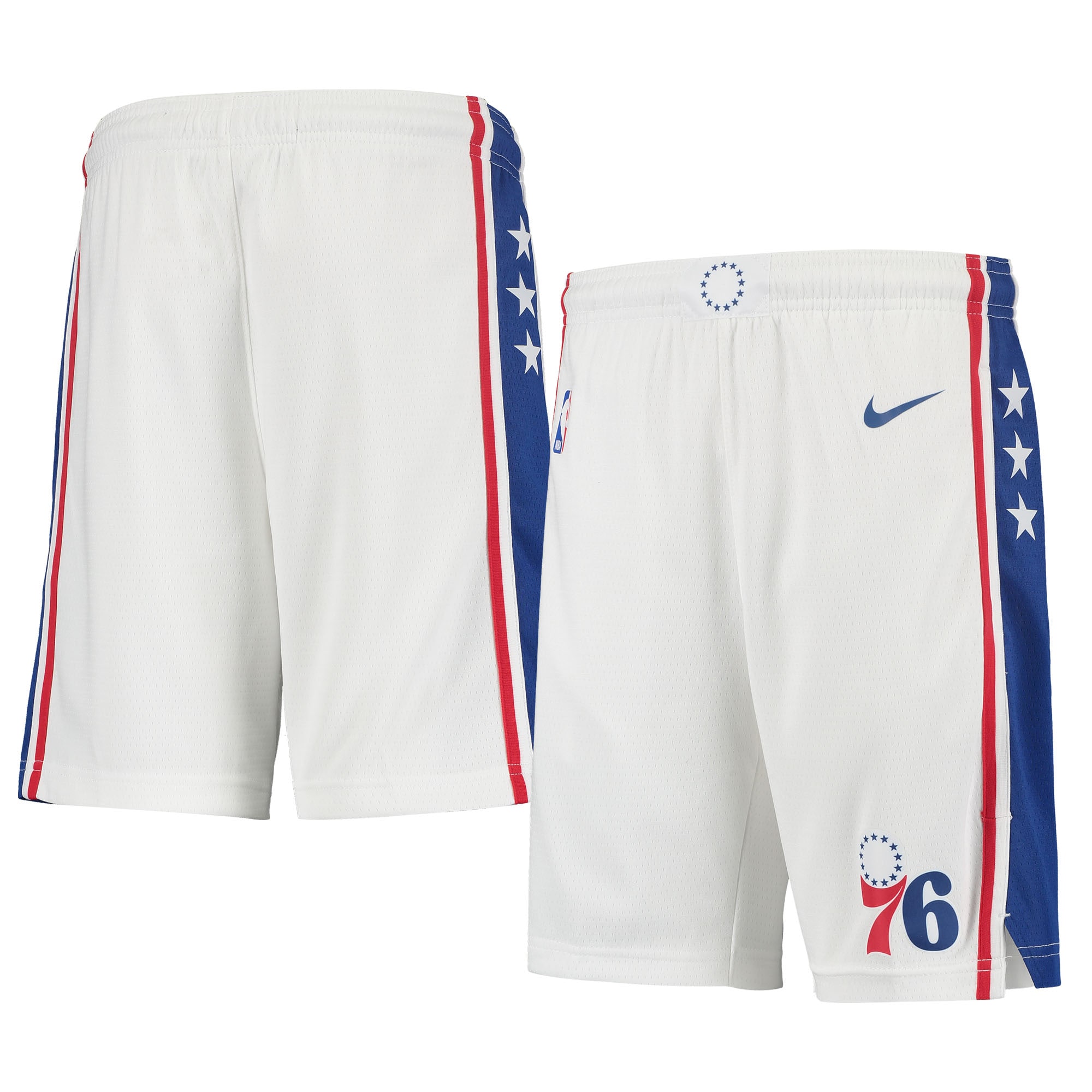 76ers youth shorts