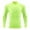 Green2, variant on Daznico Boys Long Sleeve Workout Shirt High Neck Athletic Top for Running Workout Stretch Training Tee Activewear,6-7 Years