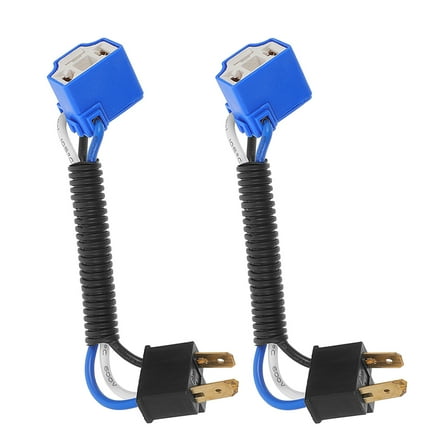 Worgeous 2 Pcs Headlight Wiring Harness Microwave Door Plug Socket