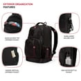 thumbnail image 3 of SwissGear 5698 Laptop Backpack, Black, 17-Inch, 3 of 4