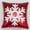 A, variant on RKZDSR Christmas -Trendy And Cool Christmas Red Christmas Double-sided Sequins Snowflake Deer Head Pillow