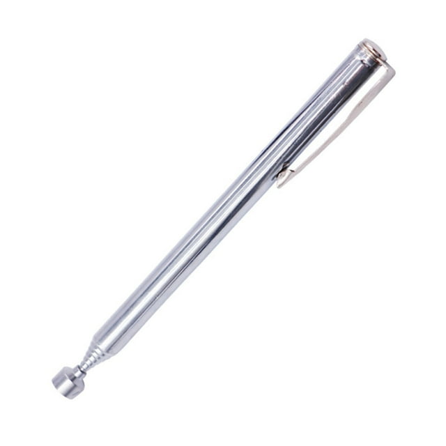 Magnetic Pick Up Tool, Magnet Stick Metal Robust for Office Silver,Black