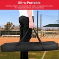 thumbnail image 2 of iMountek 7x7ft Baseball Softball Teeball Practice Net Batting Hitting Pitching Training Net w/ Bow Frame Carrying Bag for Solo Team Training, 2 of 9
