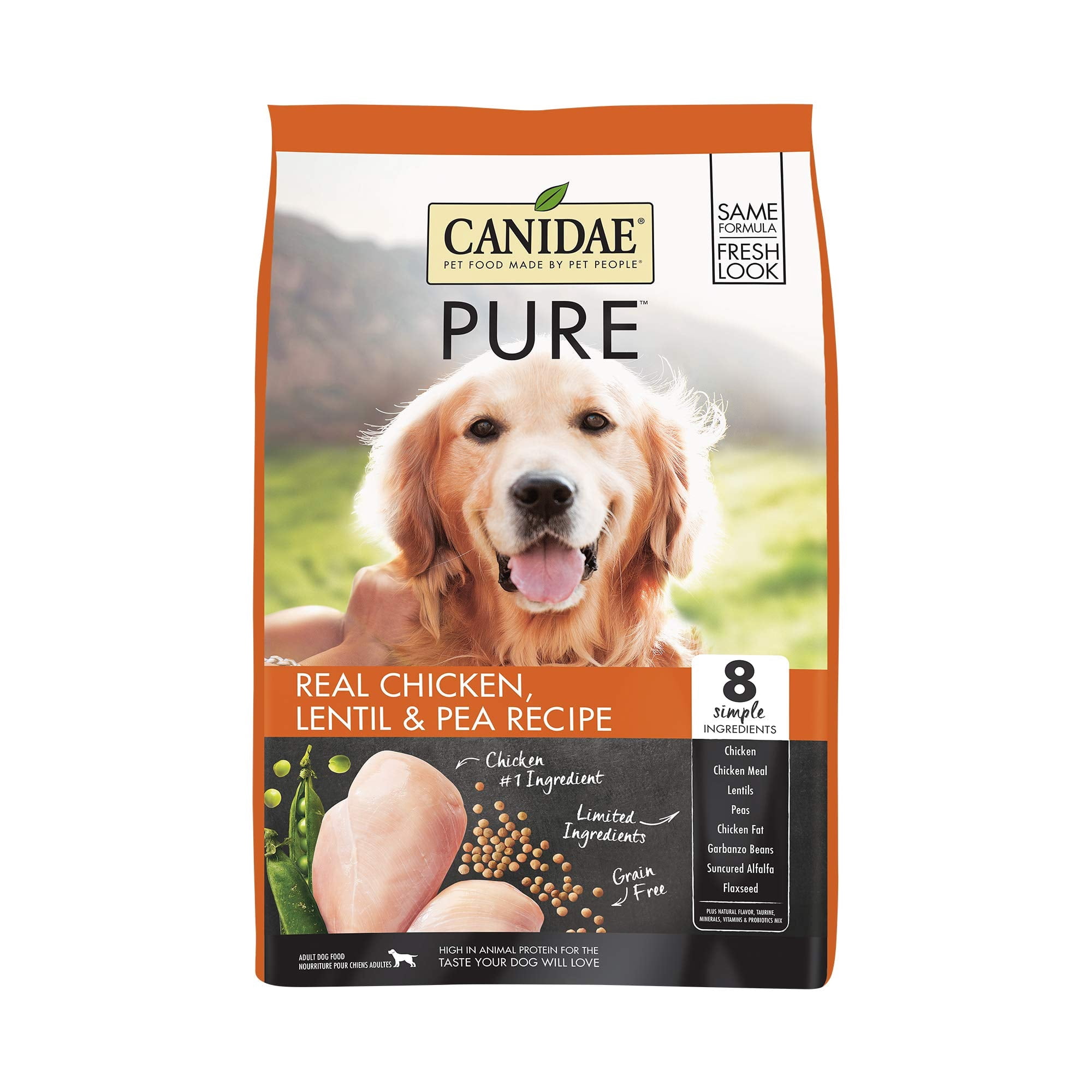 Canidae PURE Grain Free, Limited Ingredient Dry Dog Food, Bison, Lentil and Carrot, 4lbs Bison, Lentil & Carrot 4 lb