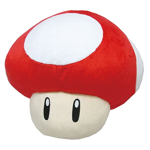 Little Buddy Super Mario Bros - Super Mushroom 11" Plush Pillow