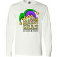 thumbnail image 3 of Inktastic Mardi Gras New Orleans Louisiana Jester Hat Long Sleeve T-Shirt, 3 of 5