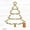 Gold, variant on RealSteel: Choose Your Christmas Tree Design - Customizable Metal Holiday Décor for Indoor/Outdoor Display (Type2-Green-18)