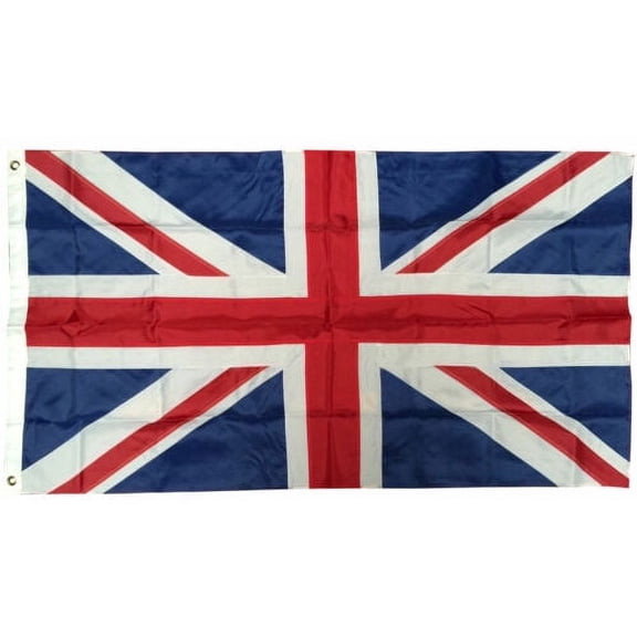3x5 United Kingdom Flag UK Nylon Embroidered Sewn Stripes British