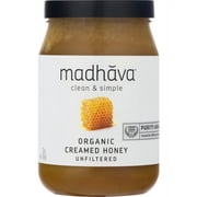 Madhava Organic, Unfiltered Creamed Honey, 22 oz
