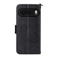 thumbnail image 4 of For Google Pixel 10 Pro XL / Pixel 9 Pro XL Vintage Leather Wallet Case For Women Men Multi-Card Slots Hidden Button Pocket Detachable Shoulder Strap ,Shockproof Phone Case,Black, 4 of 8