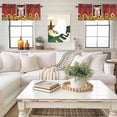 thumbnail image 4 of Pig Sunflowers Valance Curtain for Windows Yellow Flower Bee Farms Animal Oil Painting Rod Pocket Curtain Valances Short Window Treatments Panels for Kitchen Bathroom Laundry Basement 60 x 18 Inch, 4 of 9