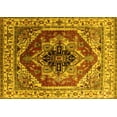 thumbnail image 1 of Ahgly Company Machine Washable Indoor Rectangle Persian Yellow Traditional Area Rugs, 2' x 3', 1 of 4