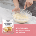 thumbnail image 6 of Augason Farms Bread and Roll Mix Can Emergency Food Supply, 48 Servings, 10 Year Shelf Life - Makes 6 Loaves or 72 Bread Rolls for Prepared Meals Ready to Eat, 6 of 7