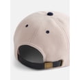 thumbnail image 3 of Free Assembly, Men's “F” Embroidered Snapback Hat with Green Satin Under Visor, Beige, 3 of 4