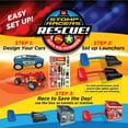 thumbnail image 3 of Stomp Rocket Rescue Racers, Police Car & Fire Truck, 3 of 6