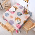 thumbnail image 2 of Happy Halloween Square Table Cloth Waterproof Spillproof Tablecolths Pumpkin Skull Bat Spider Tablecloth for Halloween Birthday Wedding Graduation (60x60 Inch), 2 of 6