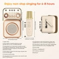 thumbnail image 4 of Qoosea Karaoke Machine for Kids with 2 Wireless Microphones, Portable Bluetooth Speaker, Mini Karaoke Machine, Gifts for Birthday Christmas, 4 of 8
