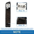 thumbnail image 4 of Interruptor de ventana eléctrica Unique Bargains No. MR601856 para el lado del conductor delantero para Mitsubishi Pajero Montero Pinin Negro, 4 of 7