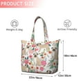 thumbnail image 4 of Pugs and Pioneer Flower Travel Tote Bags for Women Carry On,Large Weekender Bags for Women Travel,Multi Functional Duffle Bag for Work,Shopping,Sports, 4 of 5