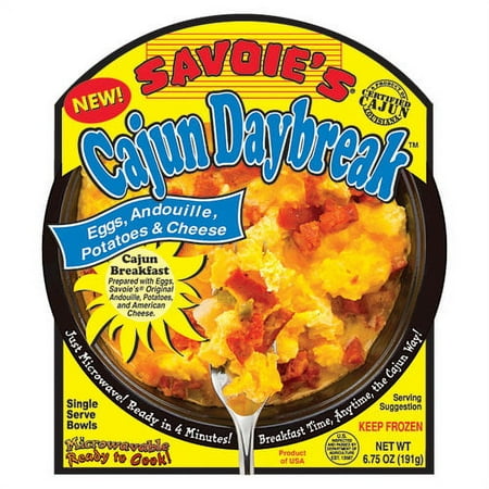 Savoie's Cajun Daybreak Eggs, Andouille, Potatoes & Cheese Breakfast Bowl, 6.75 oz