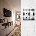 thumbnail image 5 of Yayeee Rocker Switch Wall Plate 2-Gang 4.7"x4.6" Home Decorative Outlet Cover, Black and White Geometric, 5 of 6