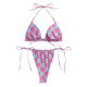 thumbnail image 4 of Bikini ZAFUL Triangle para mujer Halter High Cut Mint L, 4 of 5