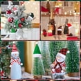thumbnail image 6 of Dalrosia 12PCS Christmas Pet Chicken Hat Scarf Bowtie Set Mini Santa Plaid Hat Scarf Xmas Small Animal Red Green Gray Hat with Adjustable Chin Strap for Hen Bunny Guinea Pig Hamster, 6 of 7