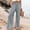 Gray, variant on Gauze Pants Wide Leg Linen Pants Women' S Culottes Flowy Lounge Gaucho Pant Casual Capri Baggy Wide Leg Casual Drawstring Flowy Pants Drawstring Pants Women Beach Pants Black 2 S-3XL
