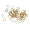 thumbnail image 4 of 50Pcs S Hooks Novel Shape 3 Colors Sufficient Quantity Wear Resistant Multi Functional S Hooks for Decoration DIYGold, 4 of 10