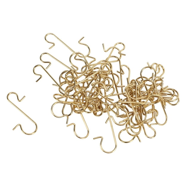 Ganchos en forma de S multifuncionales, 50 piezas de ganchos en forma de S, novedosos ganchos de metal para colgar en la cocina, valor inmejorable