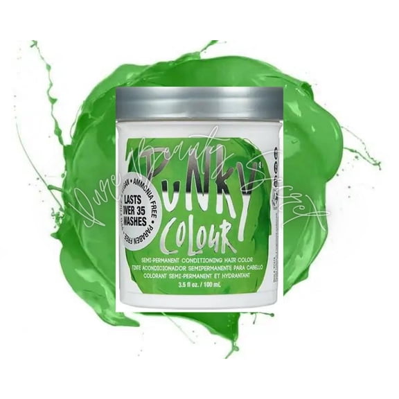 Jerome Russell PUNKY COLOUR Semi Permanent Conditioning Color 3.5 oz - Spring Green (97474 )