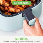 GreenLife 4.5 Quart Air Fryer Ceramic Nonstick, Blue Haze