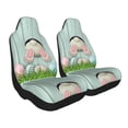thumbnail image 2 of Yiaed White Bunny Bottom And Easter Eggs Print Car Seat Covers,Universal Auto Seats Protector Fits for Car,SUV Sedan,Truck,Automotive Seat Covers & Accessories-2 PCS, 2 of 9