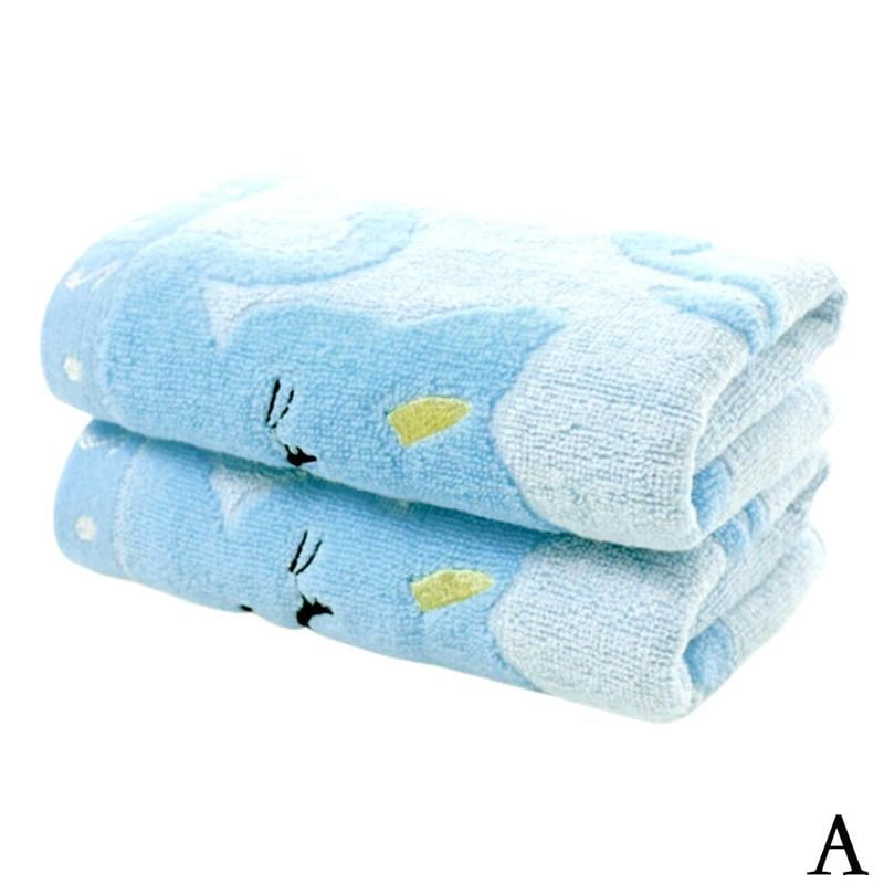 Cartoon Soft Cotton Baby Newborn Bath Towel Washcloth Feeding Wipe Face Cloth BD 
