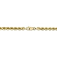 thumbnail image 4 of Chaîne Régulière en Corde Faite à la Main en Or Jaune 14K 4mm 24 Pouces, 4 of 5