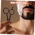 thumbnail image 4 of Beard Mustache Scissors and Comb Kit with PU Storage Bag, Rounded Safety Nose Hair Scissor for Men and Women Care Grooming, Ear Trimming Tool, Shears for Personal Grooming, Cutting & Styling, 4 of 7
