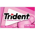 thumbnail image 3 of Trident Sugar Free Gum, Bubblegum, Regular Size, 14 Pieces, 3 of 6