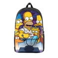 thumbnail image 1 of Mochila escolar infantil Simpsons Oxford impresa en 3D de 29 x 16 x 42 cm, 1 of 1