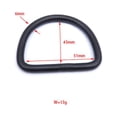 thumbnail image 2 of Lefu Scuba Diving D Ring Weight Belt Keeper D-Ring System Backpack Stopper Buckle 6mm, 2 of 6