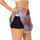 thumbnail image 1 of Balery Pastel Pink Beach Cafe Pantalones cortos deportivos para mujer con forro y dos bolsillos, elásticos, para entrenamiento, gimnasio, yoga-X-Large, 1 of 7