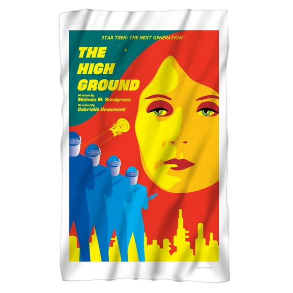 Star Trek TNG Season 3 Episode 12 Fleece Blanket (36x58)