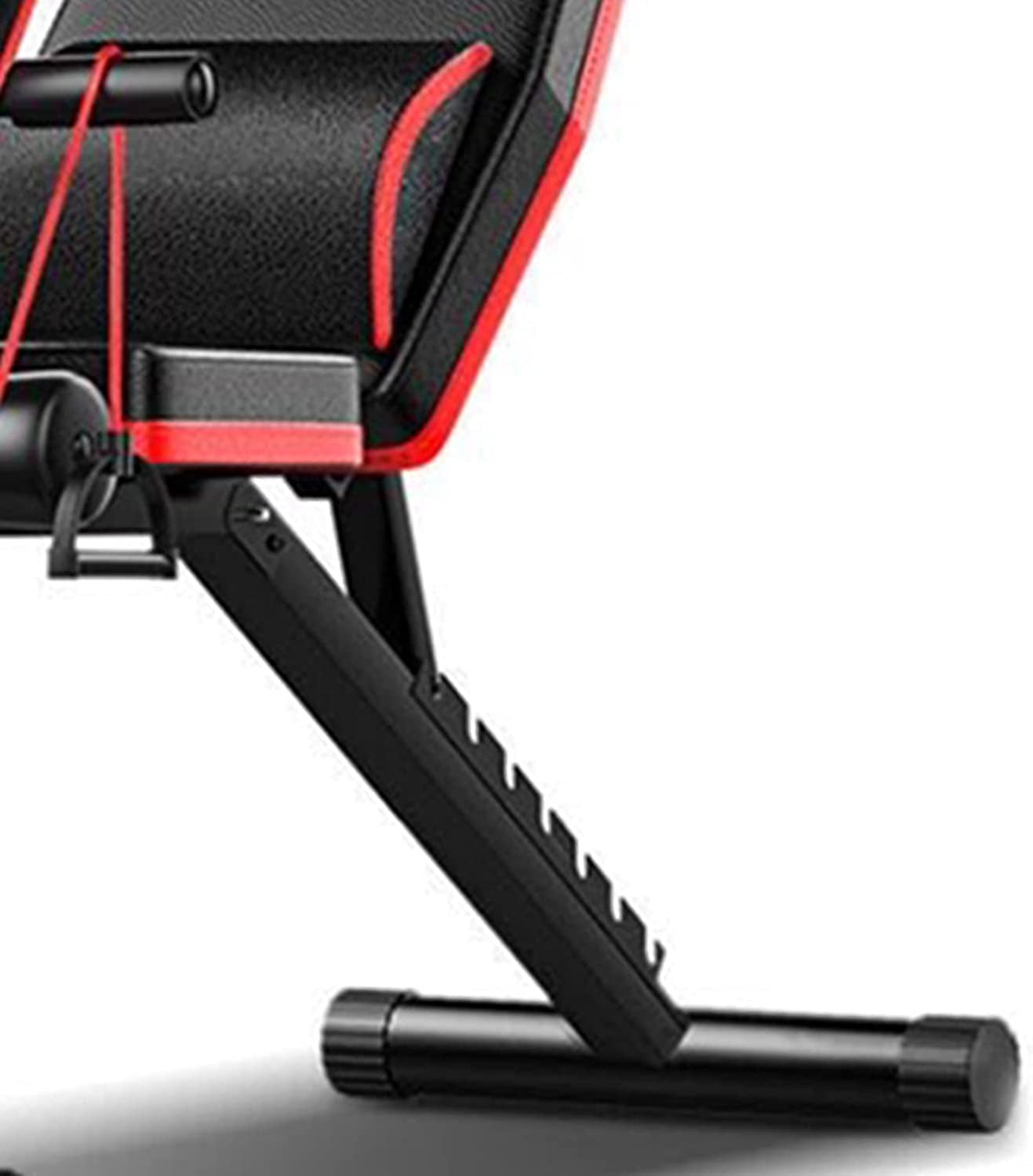 Miumaeov Adjustable Weight Bench for Full Body Workout, Versatile Utility Weight Bench with Adjustable Backrest Foldable Flat Bench Press for Home Gym
