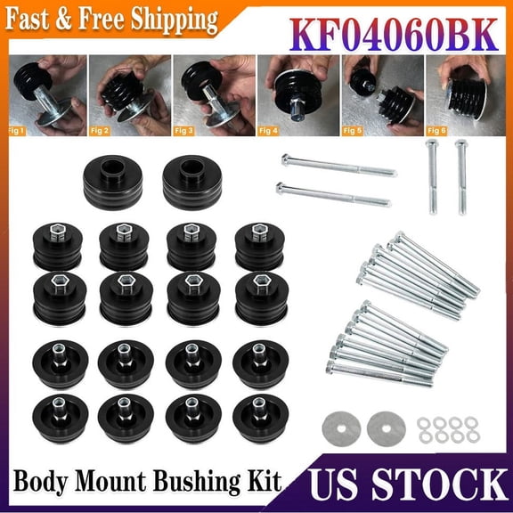 Body Cab Mount Bushing Kit for Ford F250 / F350 Super Duty 2008-2016 KF04060BK