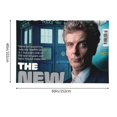 thumbnail image 3 of Doctor Who Tapestry, Anime Wall Poster Art, Wall Tapestry For Bedroom Living Room Dorm Room, Wall Hanging For Festival Party Events Background Photography Backdrop, 60x40 Inch, 3 of 9