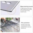 thumbnail image 5 of Metal Perforated Sheet,304 Stainless Steel Mesh Screen Metal Screen Panel,With Ties Gloves,Hole Diameter 10mm Metal Leak-Proof Window Pads,Easy To Install, 5 of 7